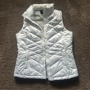 The North Face Womens 550 Goose Down Puffer Vest Jacket White Outdoor